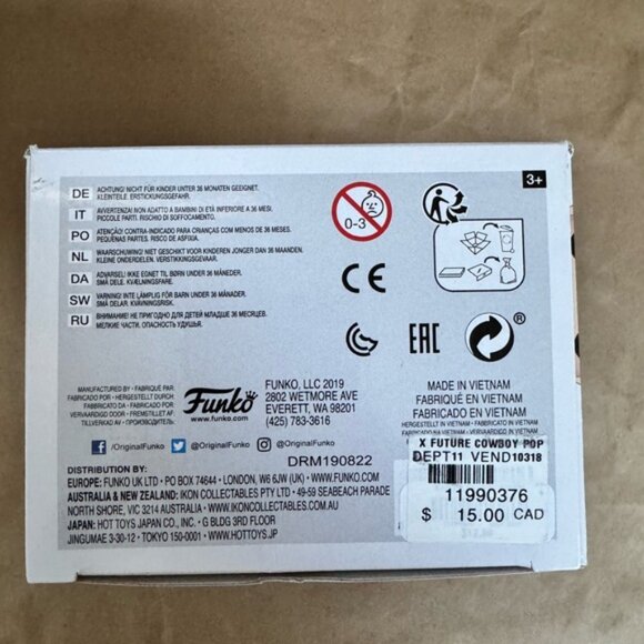 NWT Funko Pop Back to The Future III #816 Marty McFly in Old West - Picture 6 of 6